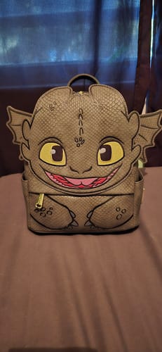 Customer photo review of Loungefly Dreamworks How to Train Your Dragon Toothless Cosplay Mini Backpack - Preorder