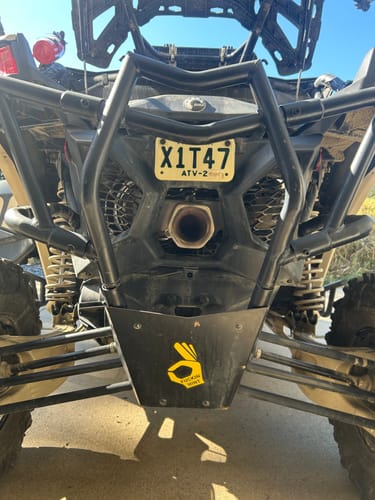 Customer photo review of RPM X3 Slip On Exhaust Sport Muffler Can-Am Maverick X3 Turbo R & RR 2017-2025