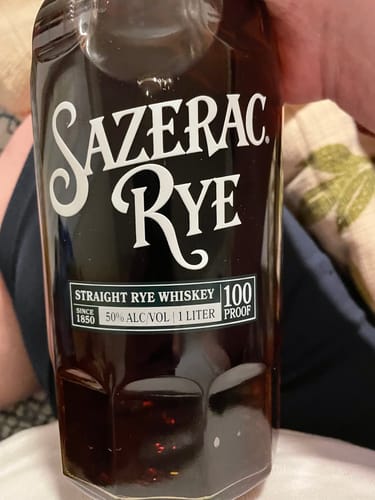 Customer photo review of Sazerac Rye Whiskey 100 Proof
