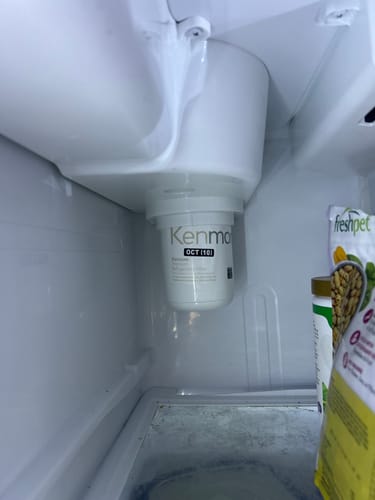 Customer photo review of Kenmore 9890 Replacement Refrigerator Water Filter, 1 Count