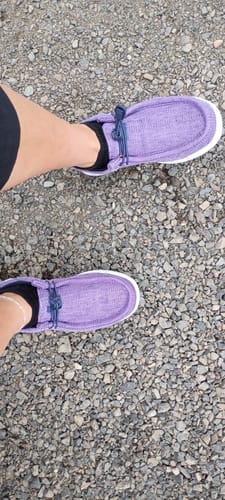 Customer photo review of SKŌNI Women's Golf Shoe Waterproof- Purple