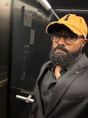 Customer photo review of Alpha Phi Alpha Chenille Cap Gold