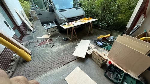 Customer photo review of Carpet Filz selbstklebend für Camper