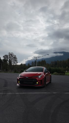 Andrew M. review of 2023-24 GR Corolla Carbon Fiber Front Lip & Side Skirts image 1 out of 1
