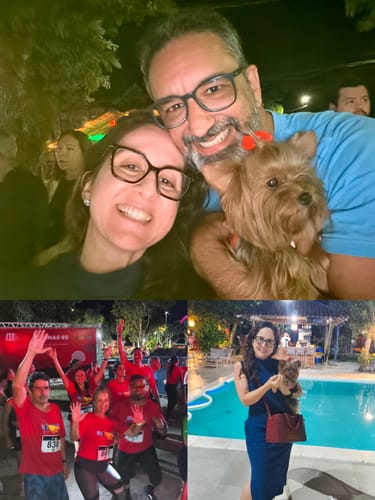 Customer photo review of Óculos Barcelona Clip-On 3 em 1