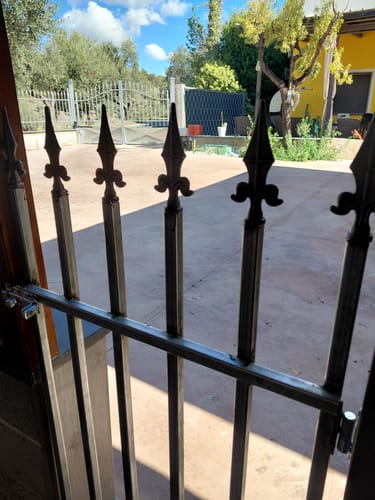 Customer photo review of Lancia in ferro battuto art. 13.052