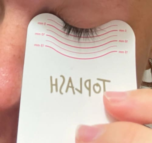 Customer photo review of Toplash eyelash and eyebrow growth serum — 3ml