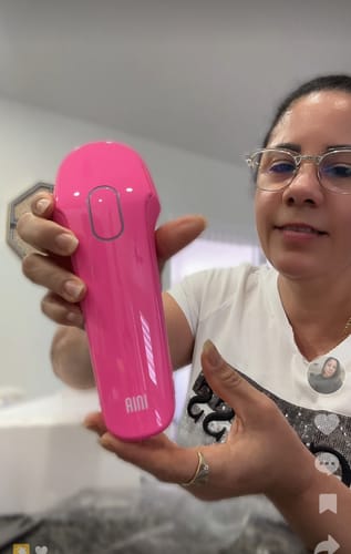 Customer photo review of INIA HAUTE Pro IPL Hair Removal Device