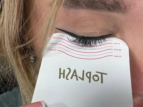 Customer photo review of Toplash eyelash and eyebrow growth serum — 3ml
