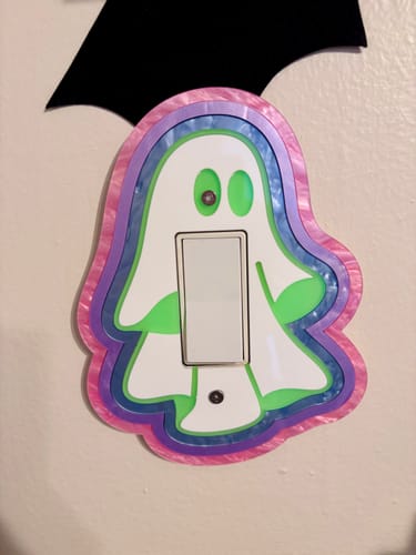 Customer photo review of Ghost Light Switch Cover