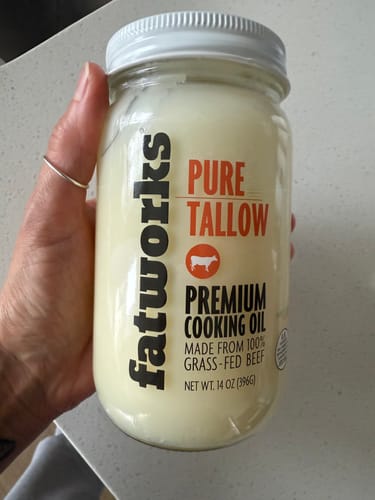 Customer photo review of Grass Fed Beef Tallow (14 oz)