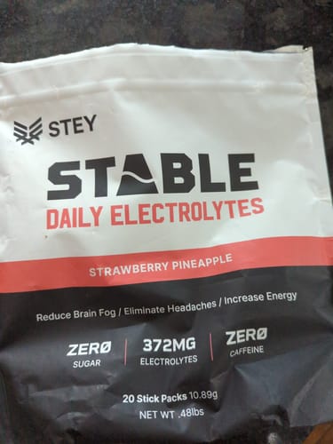 Customer photo review of STEY Stable Everyday Hydration One Time Purchase