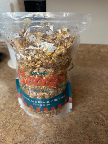 Customer photo review of Chocolate Peanut Butter Popcorn