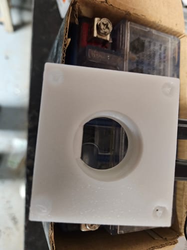 Customer photo review of Cloudy White PETG Filament 1.75mm 1kg