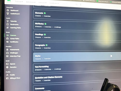 Customer photo review of Learn HTML
