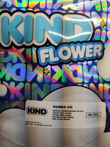 Customer photo review of Bubba OG - 14 Grams (Indica)