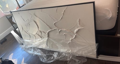 Customer photo review of Plaster Art Texture Painting #SG174