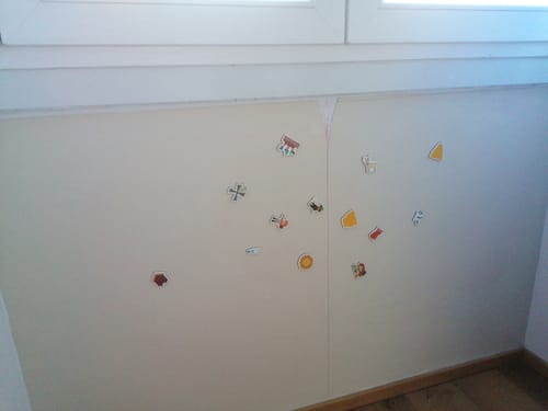 Customer photo review of Magnetic Wall Board
