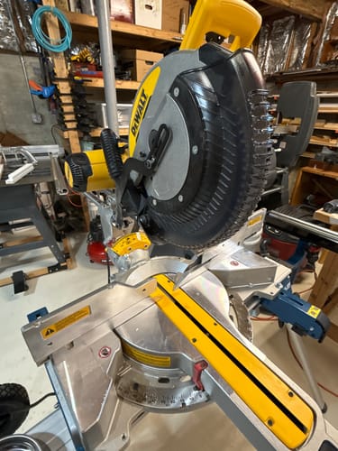 Customer photo review of DeWalt DWS779/780 Sliding Miter Saw Dust Collection