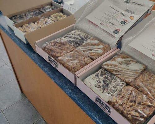 Customer photo review of The Classics - Cookies and Cream Fudge Brownie Cups