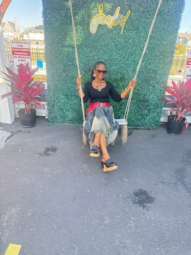 Janice S. review of Stylish Loose High Waisted Solid Color Wide Leg Pants image 1 out of 2