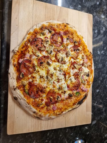 Customer photo review of Sourdough Pizza Bases