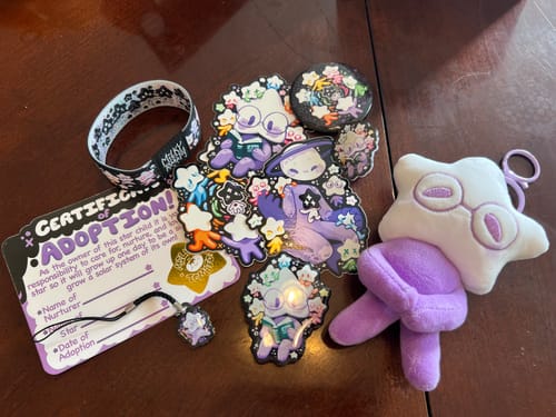 Customer photo review of Adopt a Star Baby Plush Blind Box
