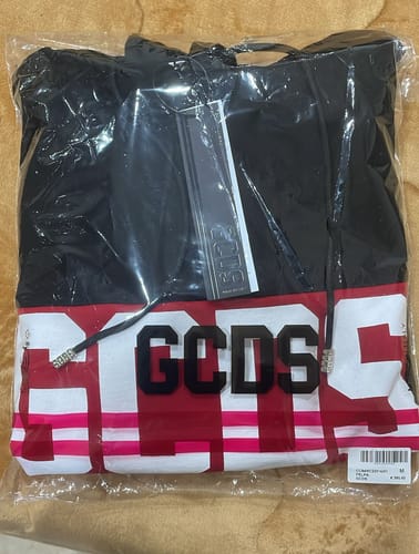 undefined review of Felpa con cappuccio con logo a fascia GCDS image 1 out of 1