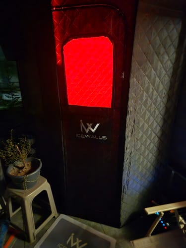 Customer photo review of Sauna Portátil 2.0 + Alfombra antideslizante GRATIS