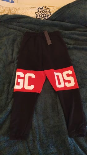 undefined review of Pantalone tuta con logo a fascia GCDS image 1 out of 1
