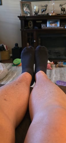 Customer photo review of Unisex Premium Ultra Soft Bamboo Socks, 2 Pairs - US Free-Shipping For Try