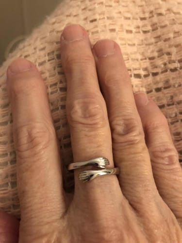 Customer photo review of Hug From Heaven Ring