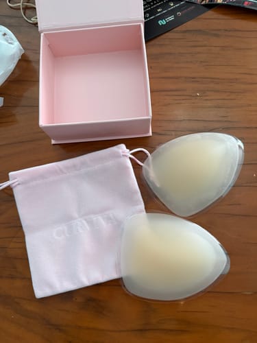 Customer photo review of Pezoneras Triángulos sin Adhesivo