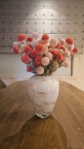 Issa H. review of Zijden Kiku Bloemen - Crème (10 stengels/ 50 bloemhoofdjes) image 1 out of 1