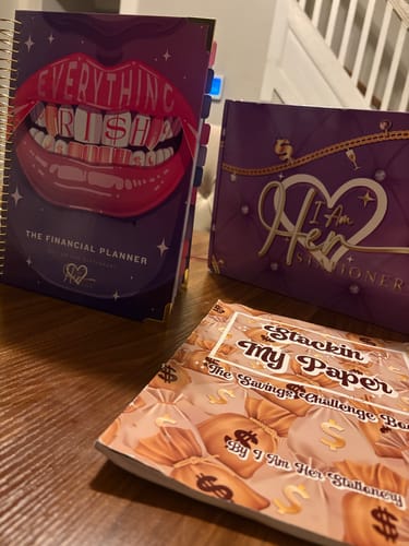 Customer photo review of Everything Ri$h: The Financial Planner | Hustler Cover