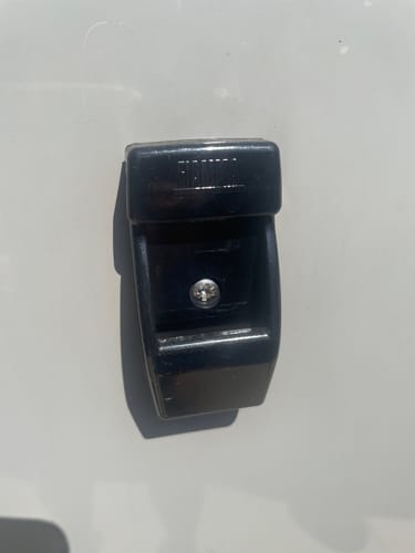 Customer photo review of FIAMMA - PLASTIC WALL BRACKETS