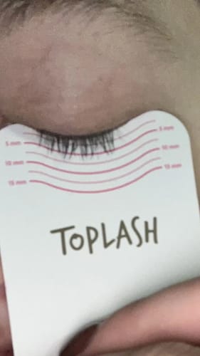 Customer photo review of Toplash eyelash and eyebrow growth serum — 3ml