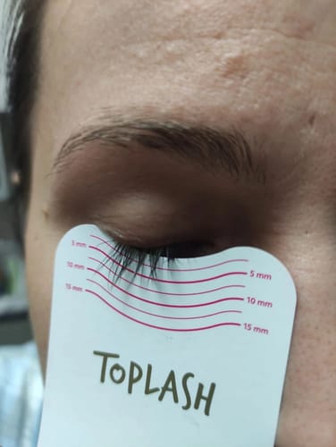 Customer photo review of Toplash eyelash and eyebrow growth serum — 3ml