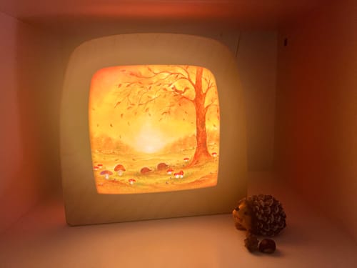 Customer photo review of Toverlux Startset Baukje Exler (Lampe + 4 Bilder)