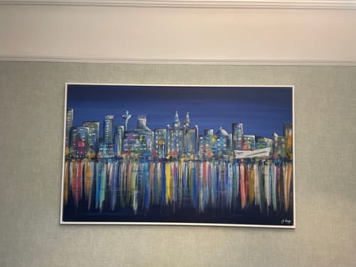 Customer photo review of Liverpool Skyline Canvas Print