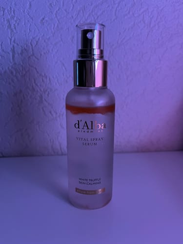 Customer photo review of d'Alba - Sérum en spray Vital à la truffe blanche et à la rose - 100ml