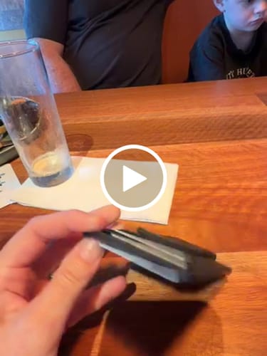 Customer video review of TagWallet Slim