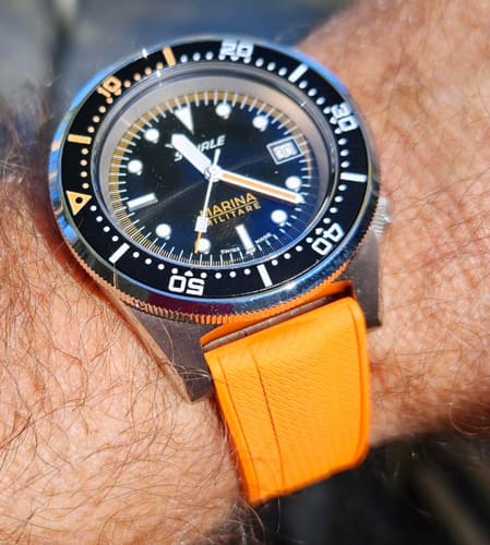 Customer photo review of Shark Skin Rubber - Orange
