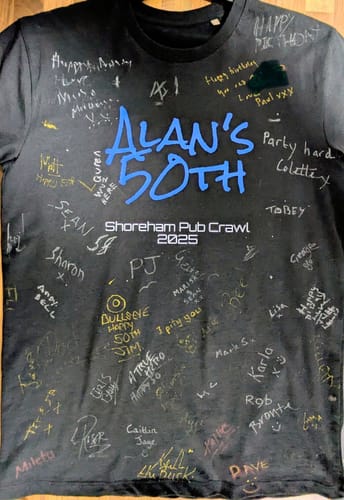 Customer photo review of Unisex recycled fibres t-shirt