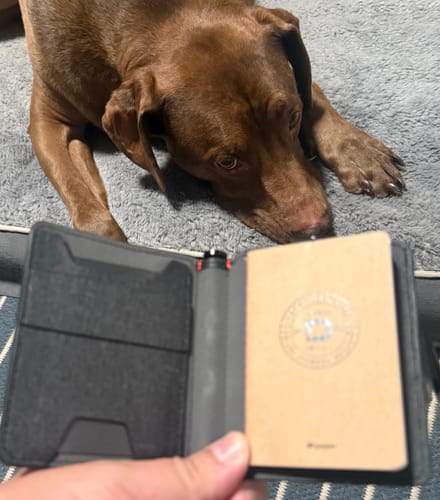 Customer photo review of P01 PIONEER™ TRAVEL WALLET