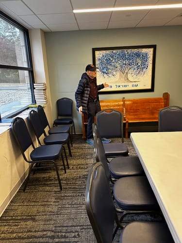 Customer photo review of Embellished EDITION PRINT - AM YISRAEL CHAI