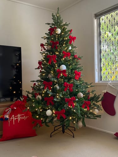 Customer photo review of Velvet Custom Christmas Sack