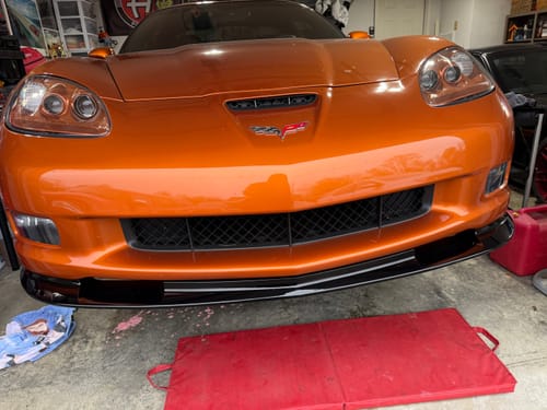 Customer photo review of Corvette C6 Grand Sport / Z06 Front Splitter Lip | ZR1 Conversion Package