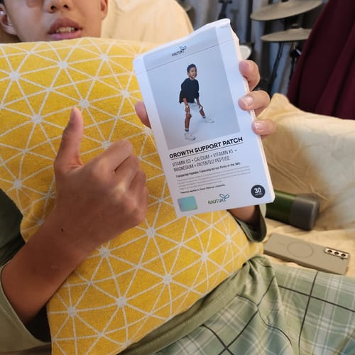 Customer photo review of HAUTUKI Growth Support Patch - 1 Month Supply (1Box)