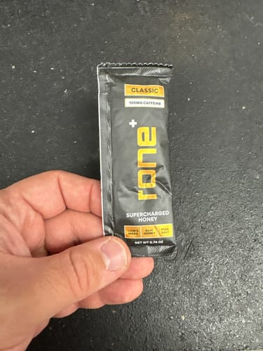Customer photo review of 100mg Caffeine - Classic - SuperCharged Honey (20-Pack)